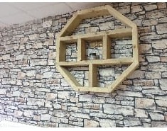 Unique shelving design